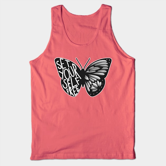 set yourself free butterfly 3 Tank Top by blankle